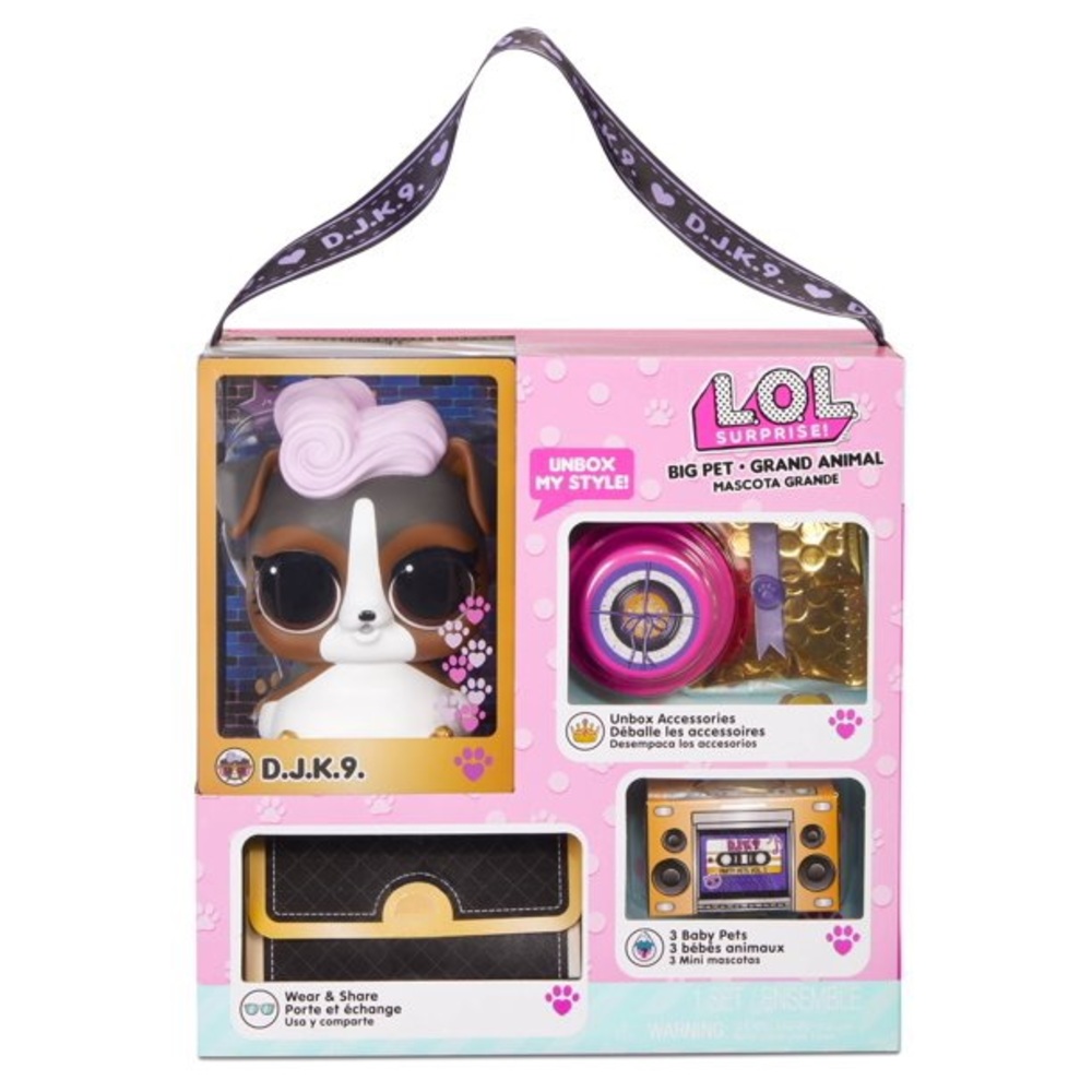 Lol Surprise Big Pet DJ- 15 surprises in pack. NWT.